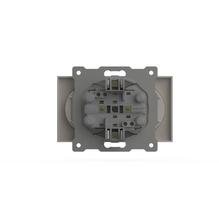 Розетка двухместная без заземления ELBI Zena Vega 609-010200-908 в Нижнем Новгороде