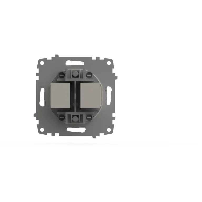 Розетка компьютерная двухместная ( Cat 6) ELBI Zena Vega 609-010200-248 в Нижнем Новгороде