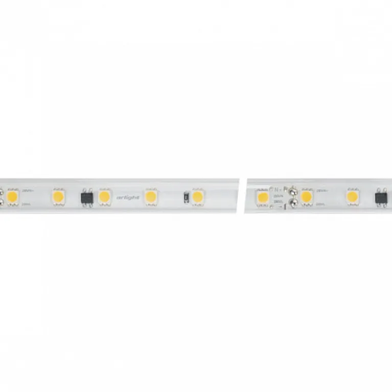 Светодиодная влагозащищенная лента Arlight 8W/m 54LED/m 5060SMD теплый белый 50M 027058(2) в Нижнем Новгороде