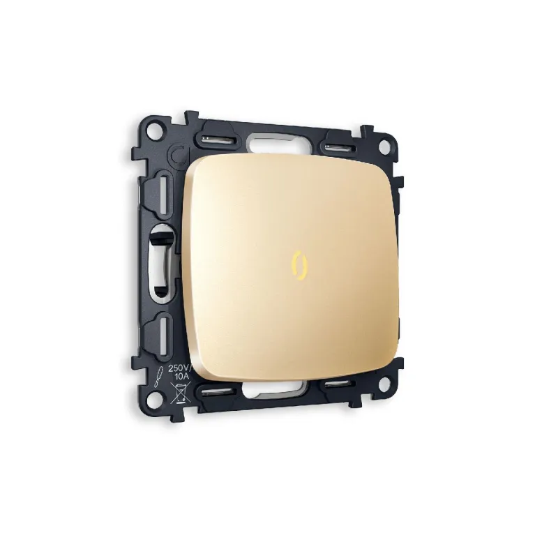 Комплект механизма 1-кл выключателя с подсветкой Ambrella Volt Omega MO602010 в Нижнем Новгороде