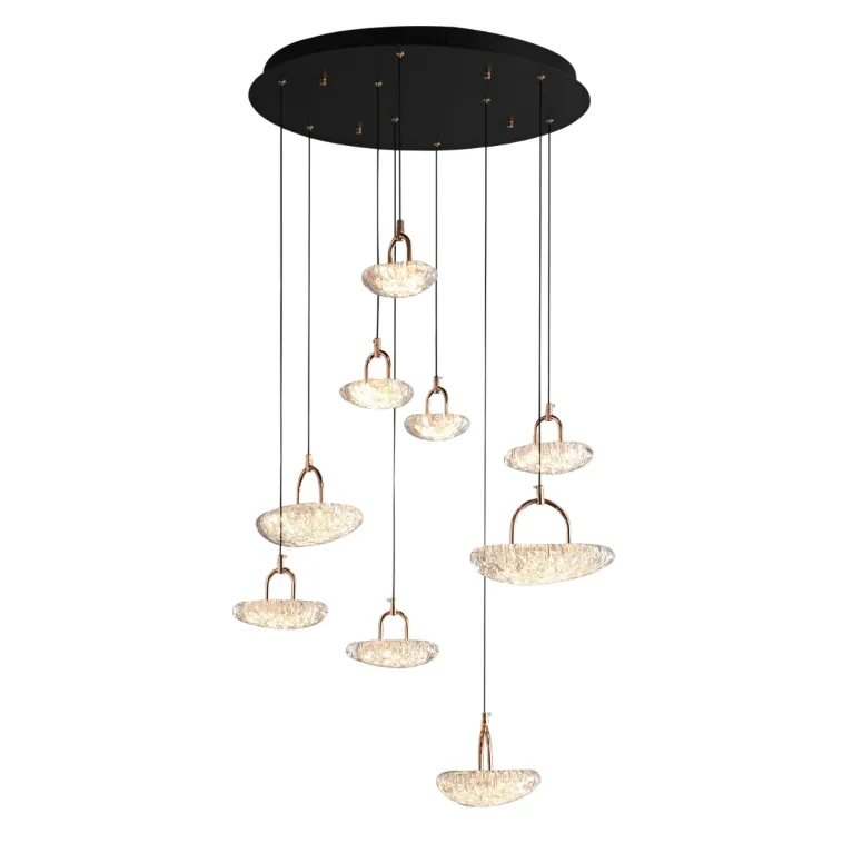 Каскадная люстра Delight Collection MT9125-9H french gold в Нижнем Новгороде