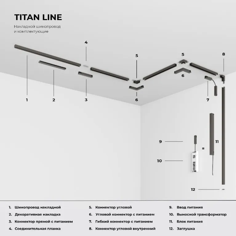 Шинопровод накладной Elektrostandard Line Magnetic 85223/00 4690389213731 a069715 в Нижнем Новгороде
