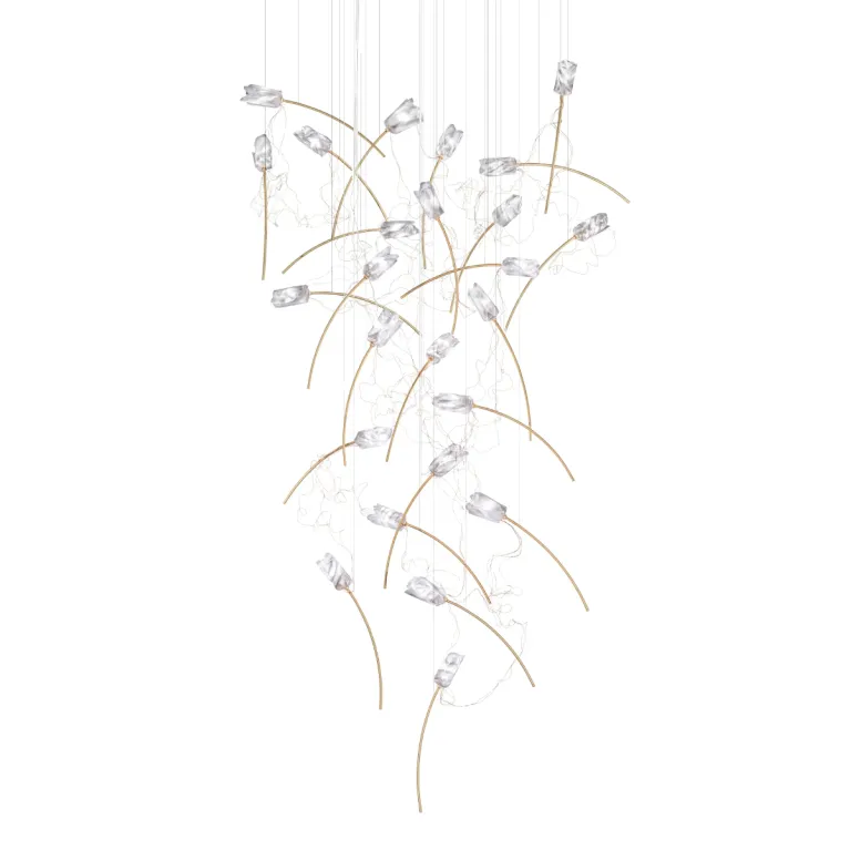 Каскадная люстра Delight Collection 9081P/25 gold в Нижнем Новгороде