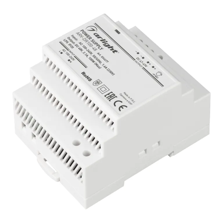 Блок питания Arlight ARV-DR100-48 (48V, 2.1A, 100W) 034677 в Нижнем Новгороде