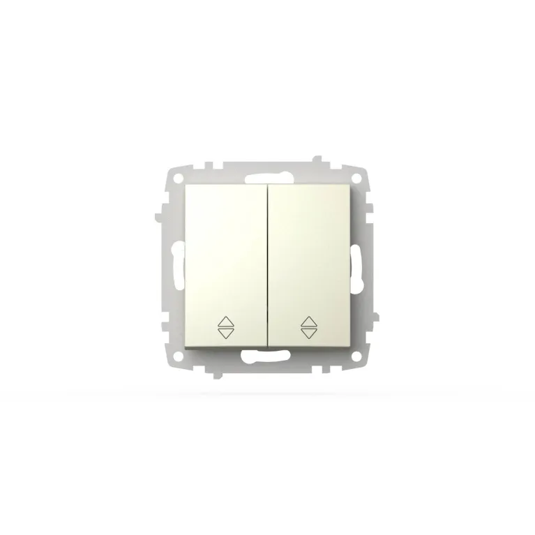 Выключатель двухклавишный проходной ELBI Zena Vega 609-010300-211 в Нижнем Новгороде