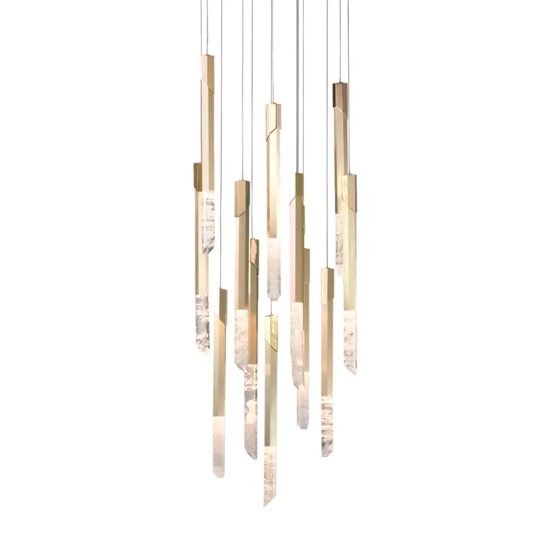Каскадная люстра Delight Collection Vita MD7747-12B (new) br.brass в Нижнем Новгороде
