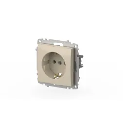 Розетка с заземлением ELBI Zena Vega 609-010300-217