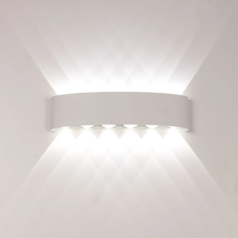 Уличный настенный светильник AM Group AM307-12X1W WH 4000K в Нижнем Новгороде