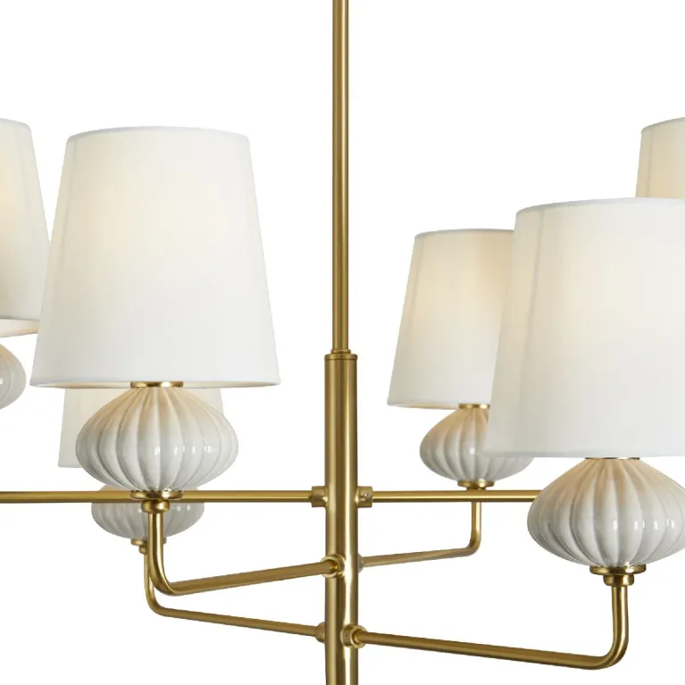 Люстра на штанге Freya Ceramics FR2029PL-06BS в Нижнем Новгороде