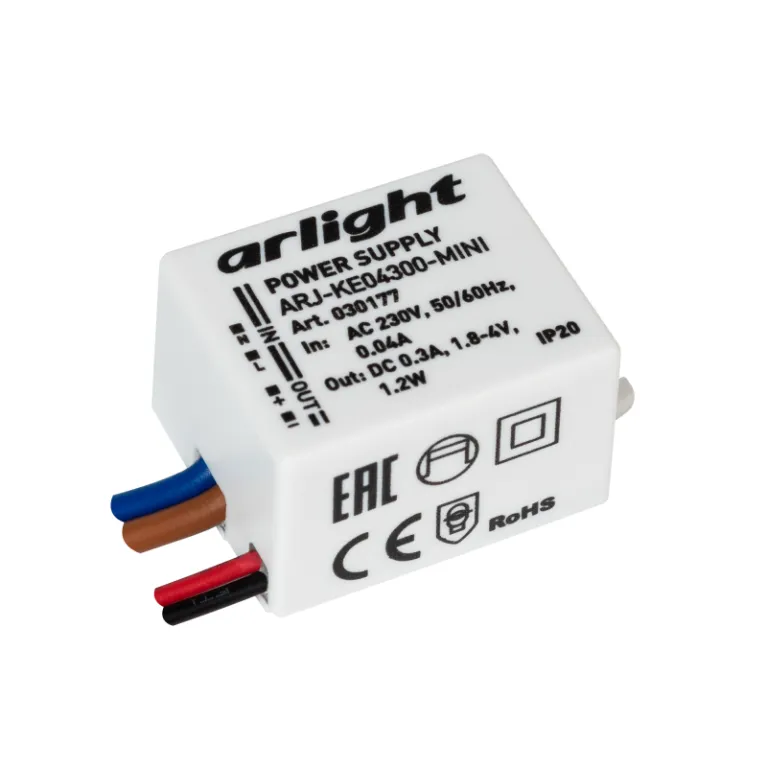 Блок питания Arlight ARJ-KE04300-Mini (1.2W, 300mA) 030177 в Нижнем Новгороде