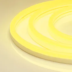 Светодиодная герметичная лента Arlight WAVE-SIDE-A120-12x25mm 230V Yellow (12 W/m, IP67, 50m, wire x