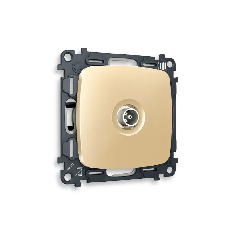 Комплект механизма TV розетки оконечной 50-870 MHz 1dB Ambrella Volt Omega MO613010 в Нижнем Новгороде