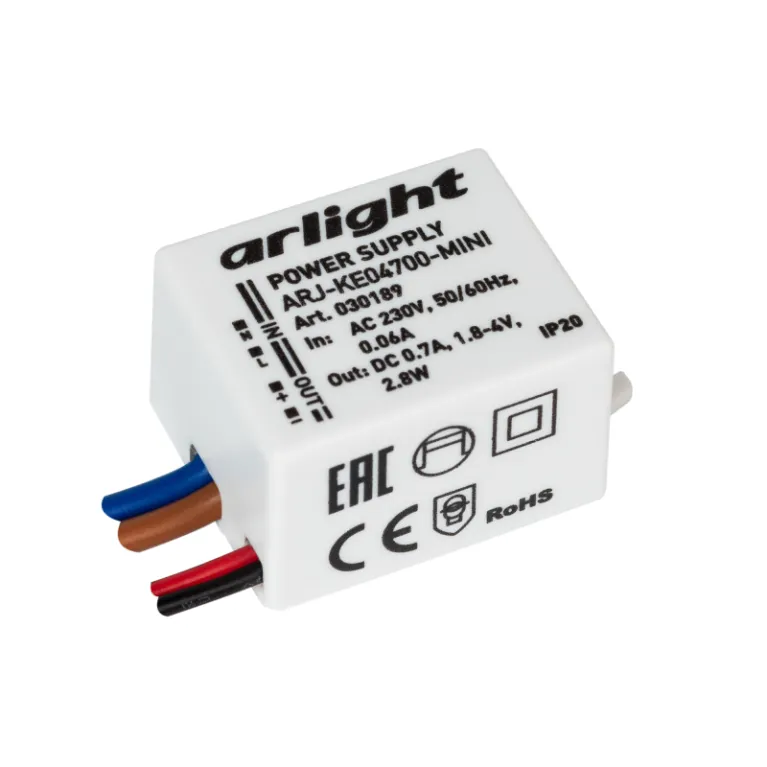 Блок питания Arlight ARJ-KE04700-Mini (2.8W, 700mA) 030189 в Нижнем Новгороде