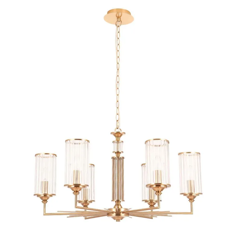 Подвесная люстра Crystal Lux Gloria SP6 Brass в Нижнем Новгороде