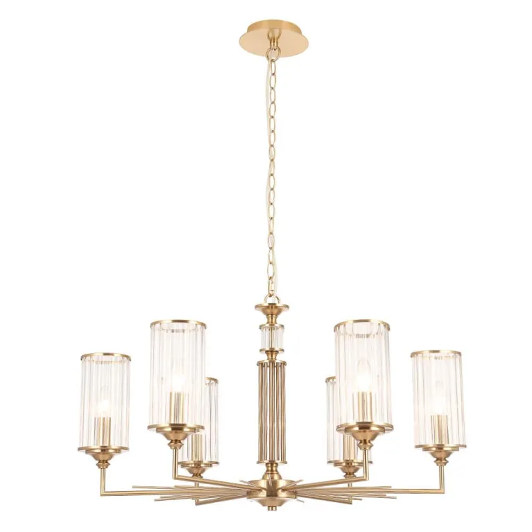 Подвесная люстра Crystal Lux Gloria SP6 Brass в Нижнем Новгороде