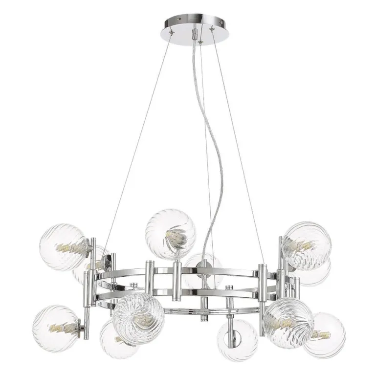 Подвесная люстра Crystal Lux Luxury SP12 Chrome в Нижнем Новгороде