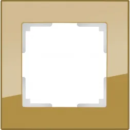 Рамка Favorit на 1 пост бронзовый WL01-Frame-01 4690389098567