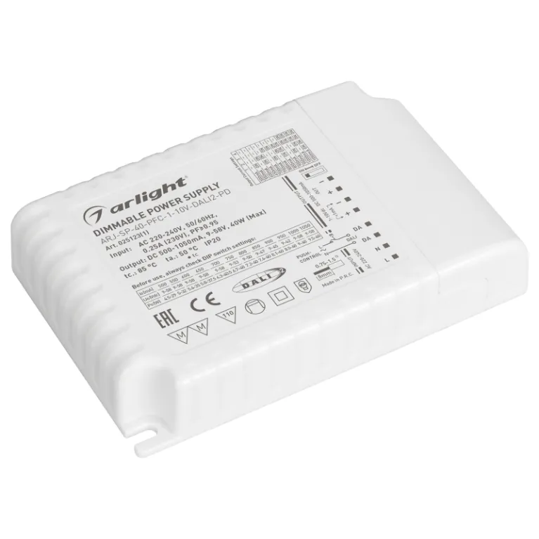 Блок питания Arlight ARJ-SP-40-PFC-1-10V-DALI2-PD (40W, 500-1050mA) 025123(1) в Нижнем Новгороде