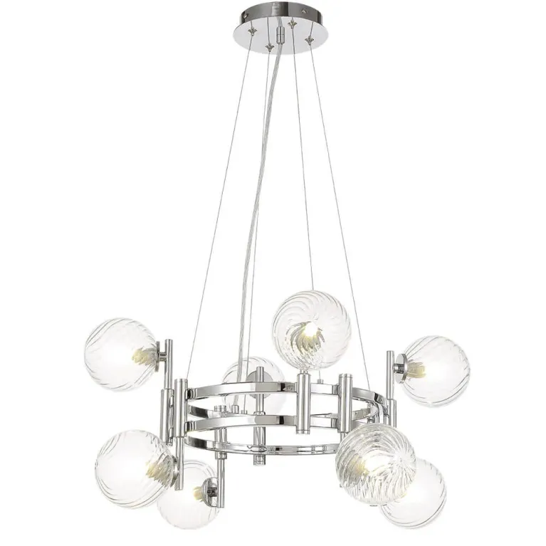 Подвесная люстра Crystal Lux Luxury SP8 Chrome в Нижнем Новгороде