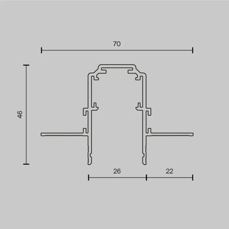 Шинопровод Maytoni Magnetic track system Exility TRX034-423.12W в Нижнем Новгороде