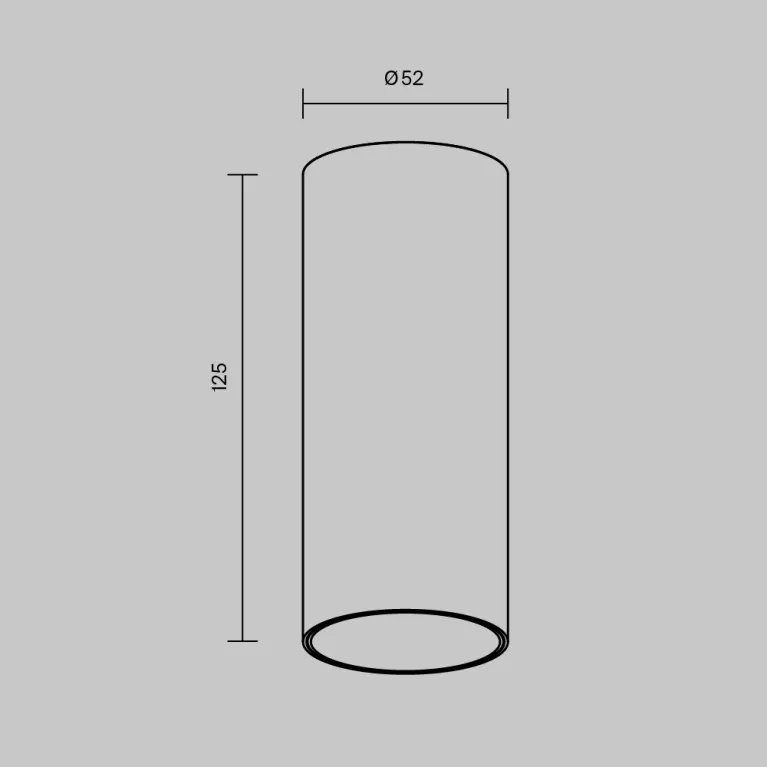 Накладной светильник Maytoni Focus led C056CL-L12B2.7K-W-B в Нижнем Новгороде