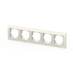Рамка пятиместная ELBI Zena 500-010200-250