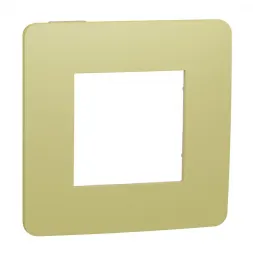 Рамка 1-постовая Schneider Electric Unica New NU280212