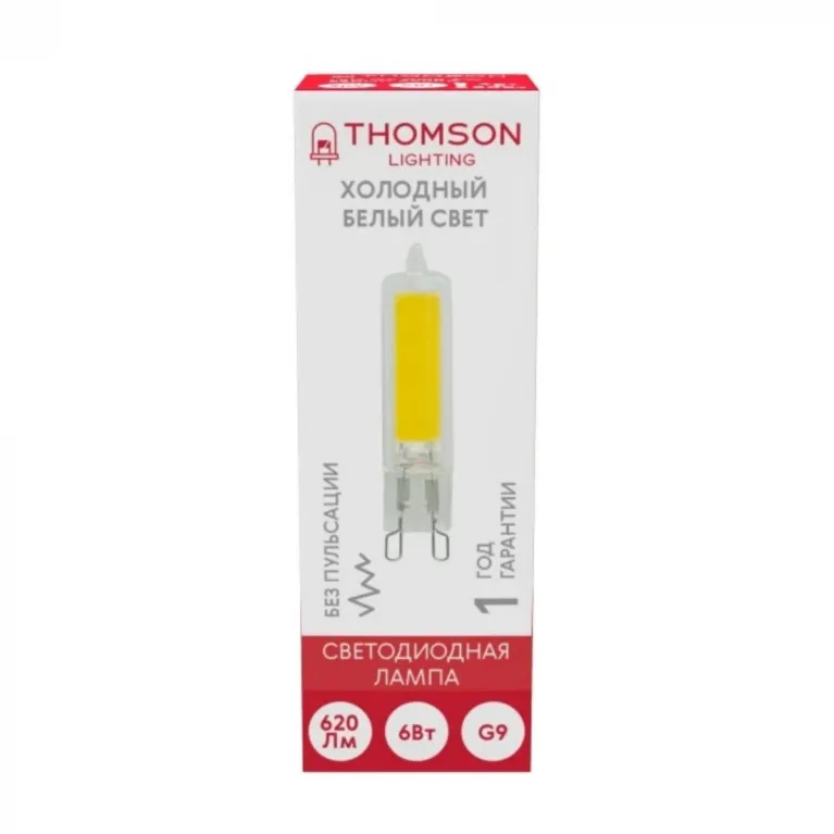 Лампа светодиодная Thomson G9 6W 6500K прозрачная TH-B4239 в Нижнем Новгороде