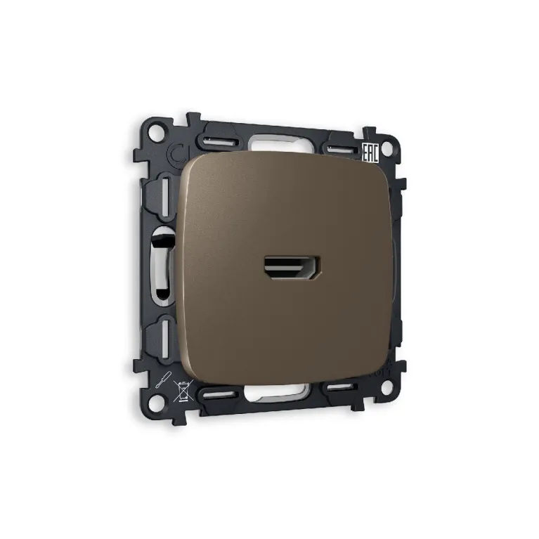 Комплект механизма розетки HDMI 2.0 40V/500mA 2.0GHz 5-18Gbit/s Ambrella Volt Omega MO644010 в Нижнем Новгороде