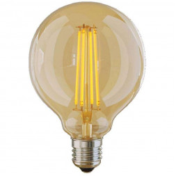 Лампа светодиодная филаментная Voltega E27 6W 2800K золотая VG10-G95GE27warm6W 7084