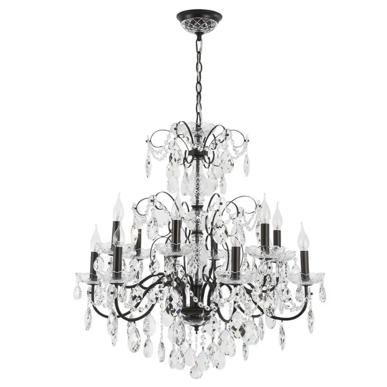 Подвесная люстра Crystal Lux Odelis SP12 Brown в Нижнем Новгороде