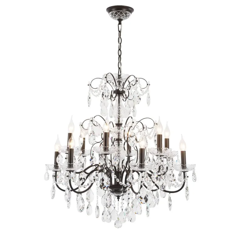 Подвесная люстра Crystal Lux Odelis SP12 Gold в Нижнем Новгороде