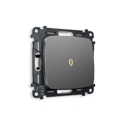 Комплект механизма 1-кл выключателя с подсветкой Ambrella Volt Omega MO652010