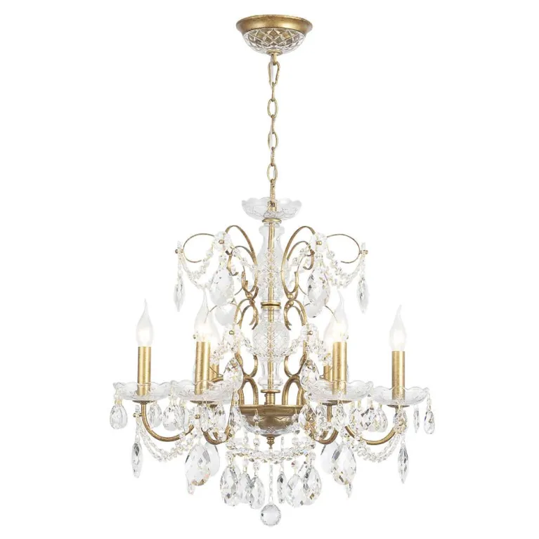 Подвесная люстра Crystal Lux Odelis SP6 Gold в Нижнем Новгороде