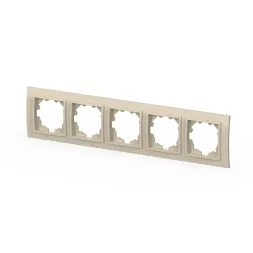 Рамка пятиместная ELBI Zena 500-010300-250