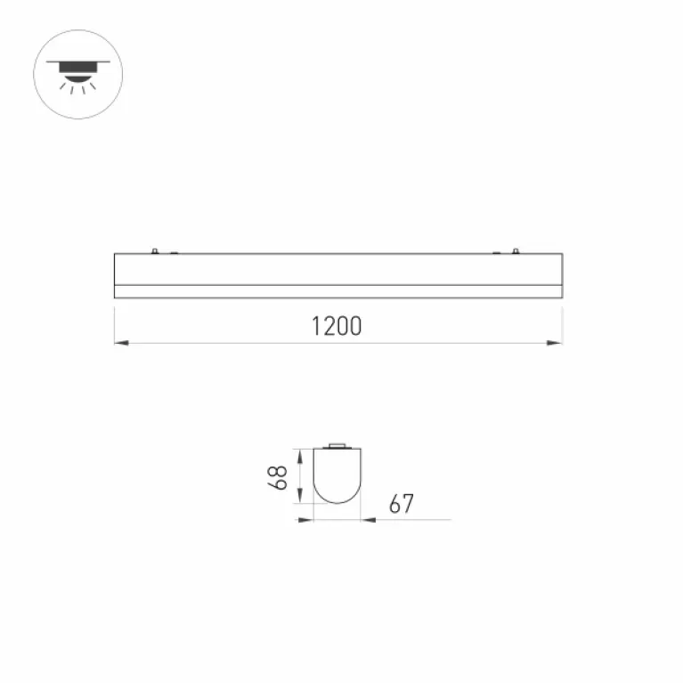 Потолочный светильник Arlight ALT-Largo-1200-30W Day4000 030991 в Нижнем Новгороде