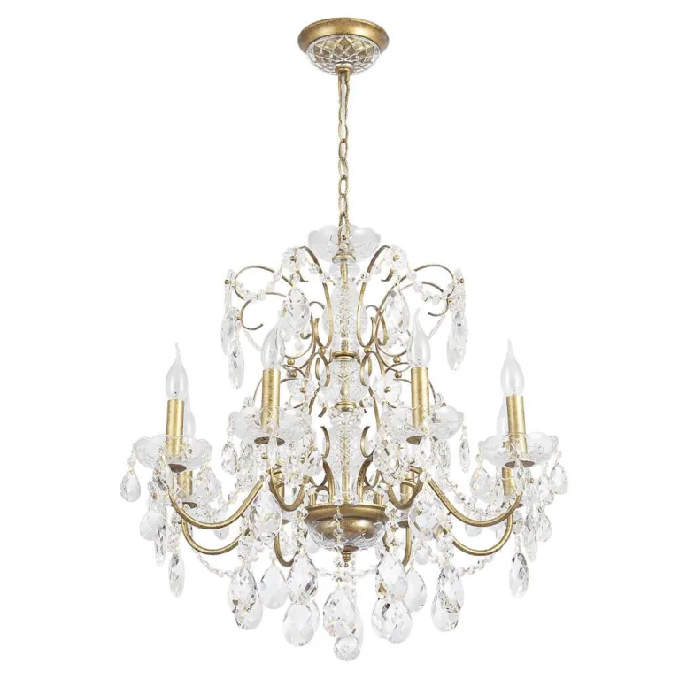 Подвесная люстра Crystal Lux Odelis SP8 Gold в Нижнем Новгороде