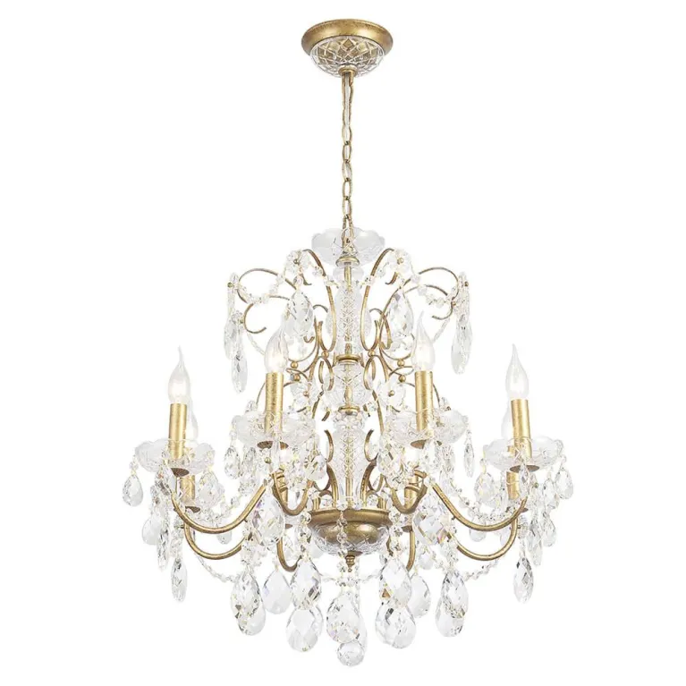 Подвесная люстра Crystal Lux Odelis SP8 Gold в Нижнем Новгороде