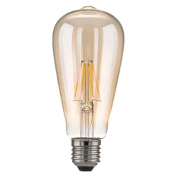 Лампа светодиодная филаментная Elektrostandard E27 6W 3300K прозрачная 4690389100994
