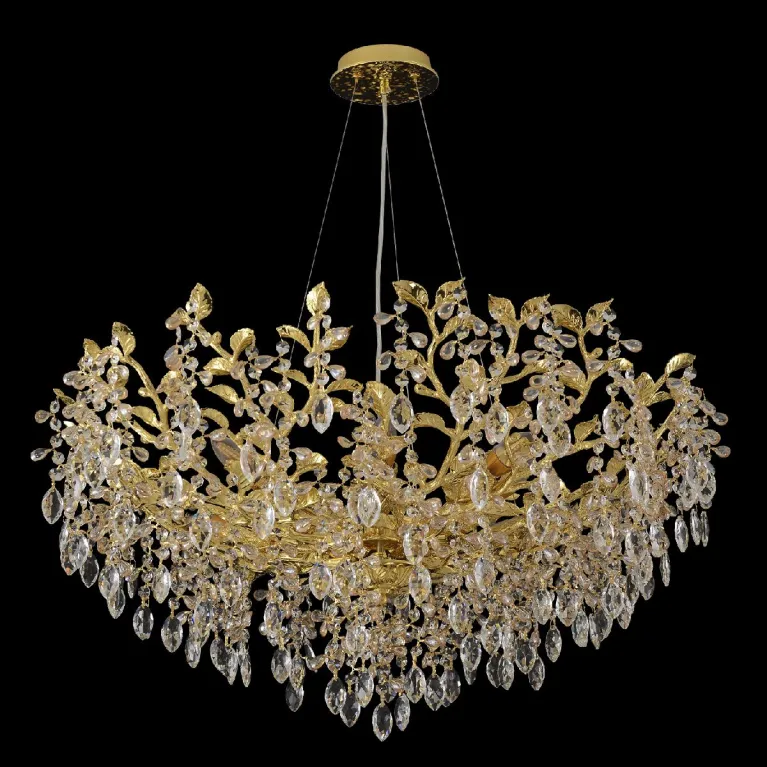 Подвесная люстра Crystal Lux EDEN SP10 GOLD в Нижнем Новгороде