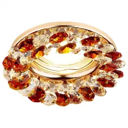Встраиваемый светильник Ambrella light Crystal K206 TI/G