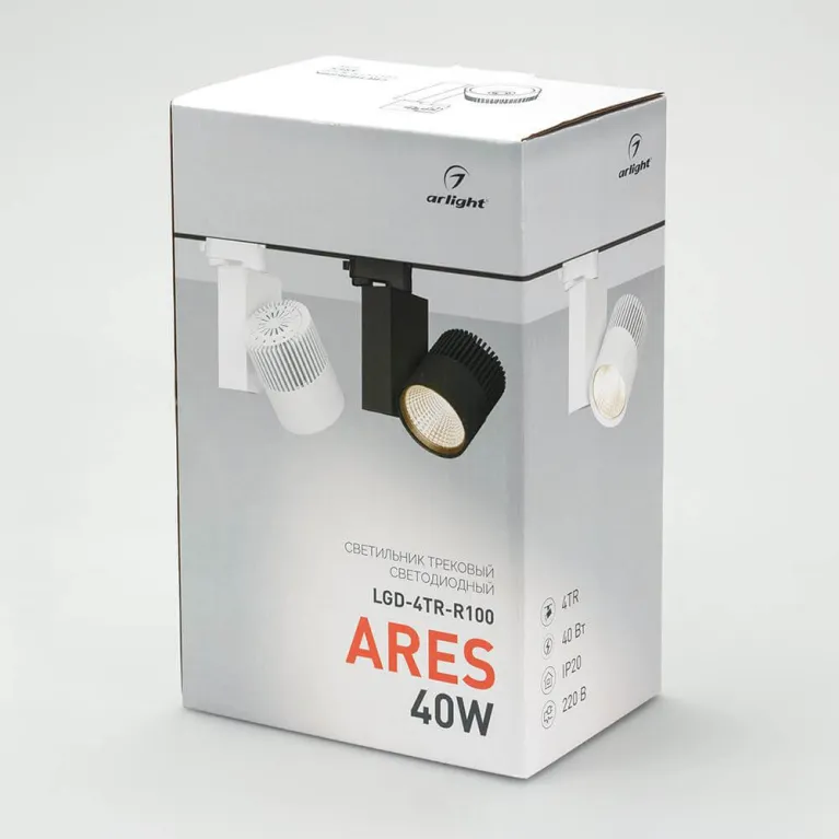 Трековый светодиодный светильник Arlight LGD-Ares-4TR-R100-40W Day4000 026377 в Нижнем Новгороде