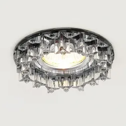 Встраиваемый светильник Ambrella light Crystal K370 BK