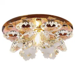 Встраиваемый светильник Ambrella light Crystal K440 BR