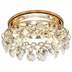 Встраиваемый светильник Ambrella light Crystal K7070 CL/G