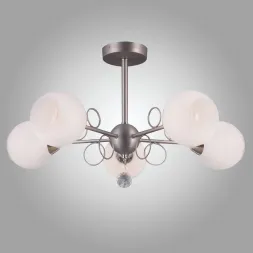 Потолочная люстра Eurosvet 70095/5 сатин-никель