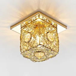 Встраиваемый светильник Ambrella light Desing D1003 G/CL