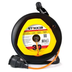 Удлинитель на пластиковой катушке Feron STD02-11-30 39635
