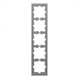 Рамка 5-постовая Schneider Electric Merten D-Life MTN4050-6536