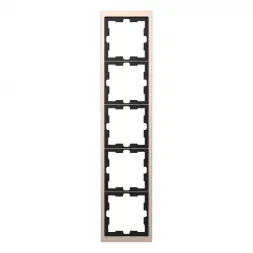 Рамка 5-постовая Schneider Electric Merten D-Life MTN4050-6551